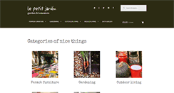 Desktop Screenshot of le-petit-jardin.com